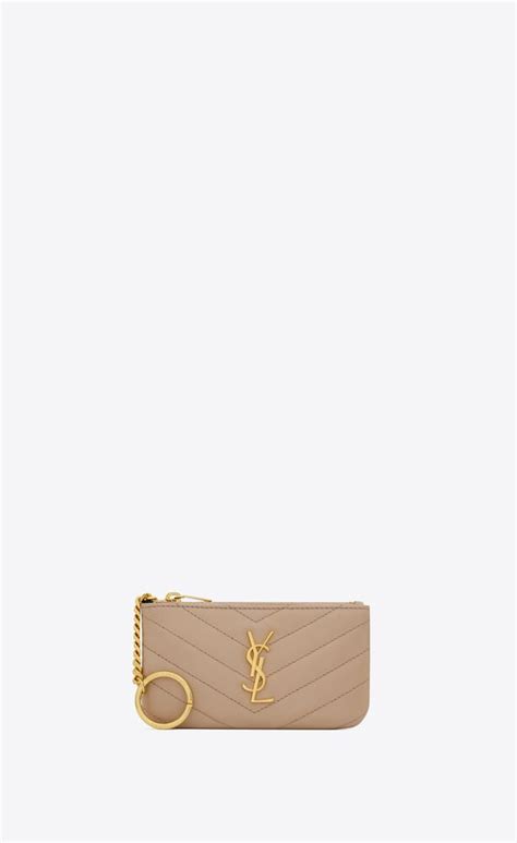 ysl schlüsselanhänger|CASSANDRE MATELASSÉ key pouch in smooth leather .